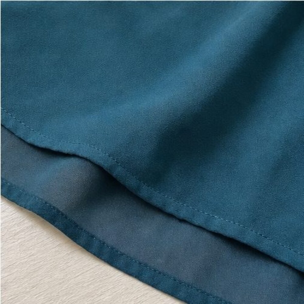 Teal Puff Sleeve Top - Picture 6 of 6